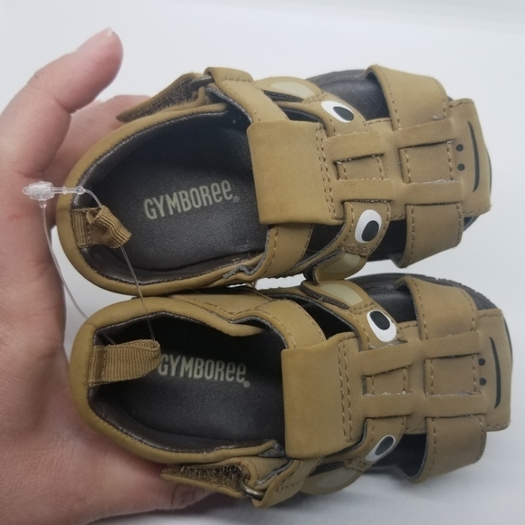 NWOT Gymboree Stripes in Space Monkey fisherman sandals - Picture 3 of 8